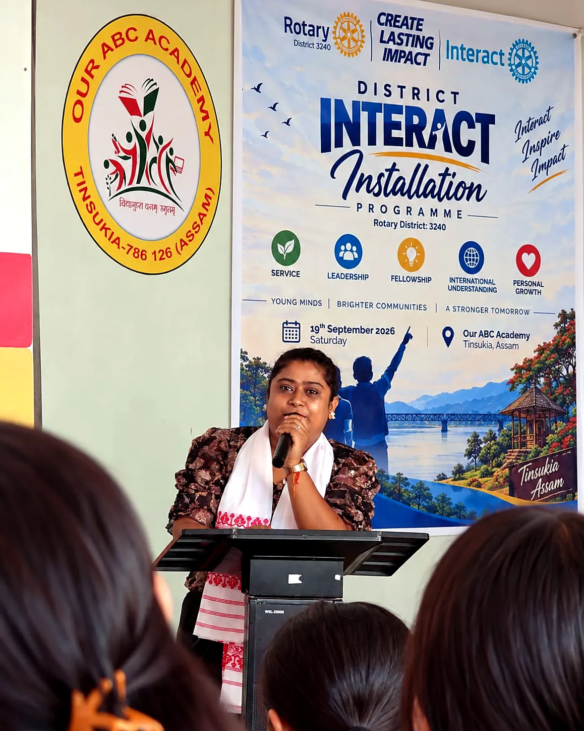 District Interact Chair Rtn Aloka Dey