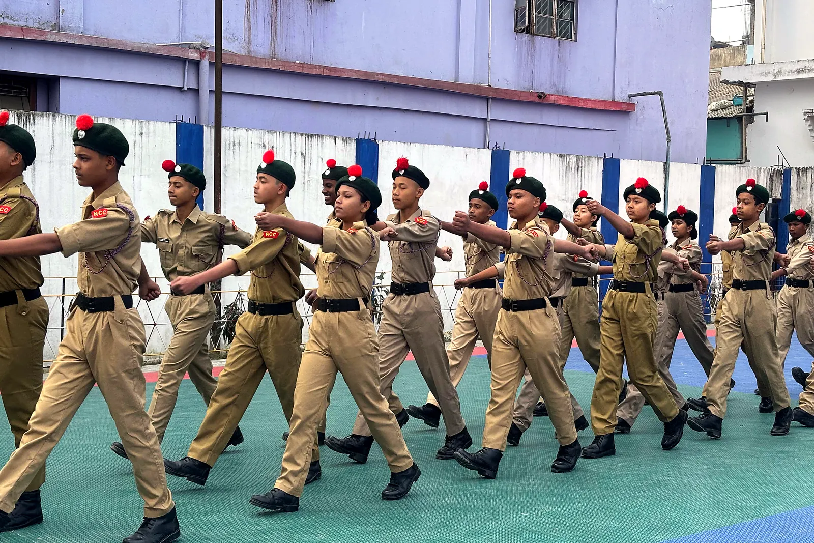 NCC cadets on parade, Republic Day 2026