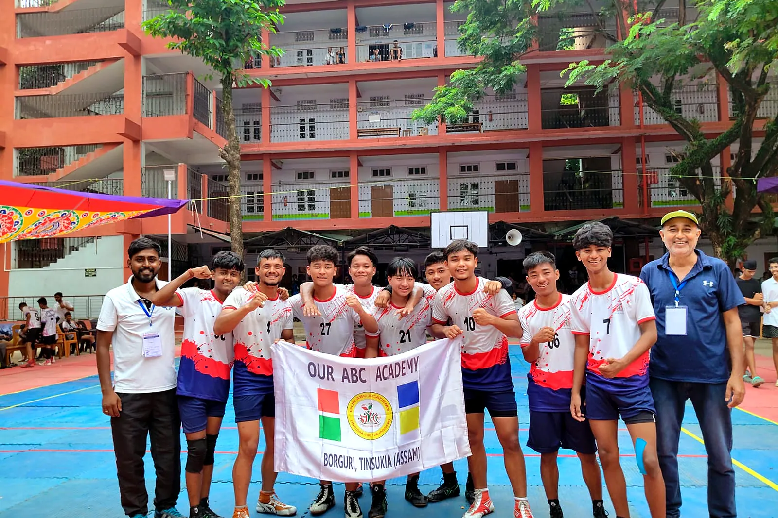 Our ABC Academy team at an inter-school tournament, January 2026